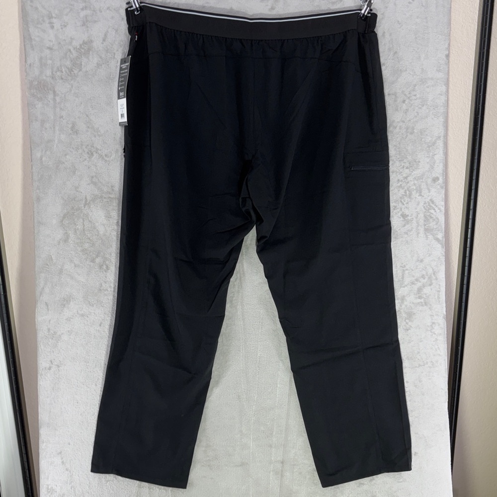 NWT--Grey's Anatomy Black Scrub Pant Spandex Stretch Size 4XL - Picture 6 of 9